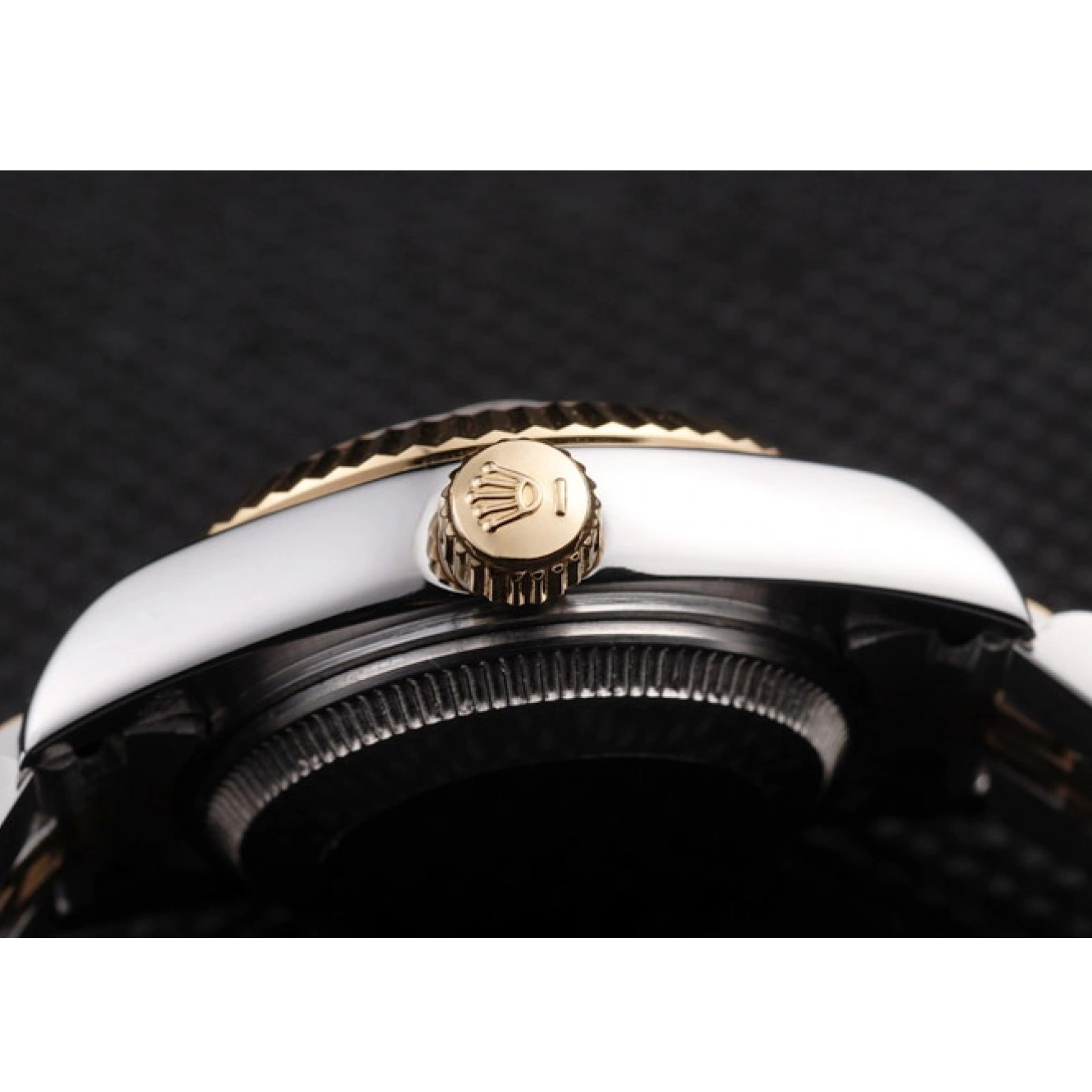 Aaa replica watch Datejust Tone Two Yellow Gold Stainless 98078 Rolex Plated Steel 0724